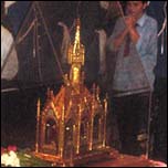 Relicvele la Bacu - liturghia de sear