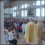 19 mai 2008: Roman ("Fericitul Ieremia"): Vizita patronului bisericii i Litughie de hram