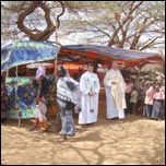 Locul unde s-a celebrat Liturghia din Gamura