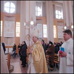 25 martie 2009: Bacu "Sfnta Cruce": Prima profesiune i nnoirea voturilor n familia religioas SCMP