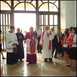 12 iulie 2009: Administrarea Mirului n Parohia Bacu "Fericitul Ieremia"