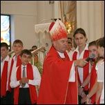 12 iulie 2009: Administrarea Mirului n Parohia Bacu "Fericitul Ieremia"