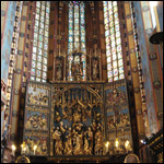 Cracovia - Altarul principal (Kosciol Mariacki)