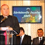 14 octombrie 2009: Episcopul de Iai - cetean de onoare al oraului Iai (FOCUS)