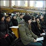 21 ianuarie 2010: Bacu: Sute de liceeni se roag pentru unirea Bisericii