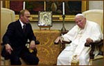 Putin in vizita la papa